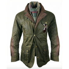 100% Cashmere lined Waxed Jacket - The Ivanhoe