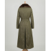 Womens 'Rosetti' Full Length Waxed Coat Faux Fur lined